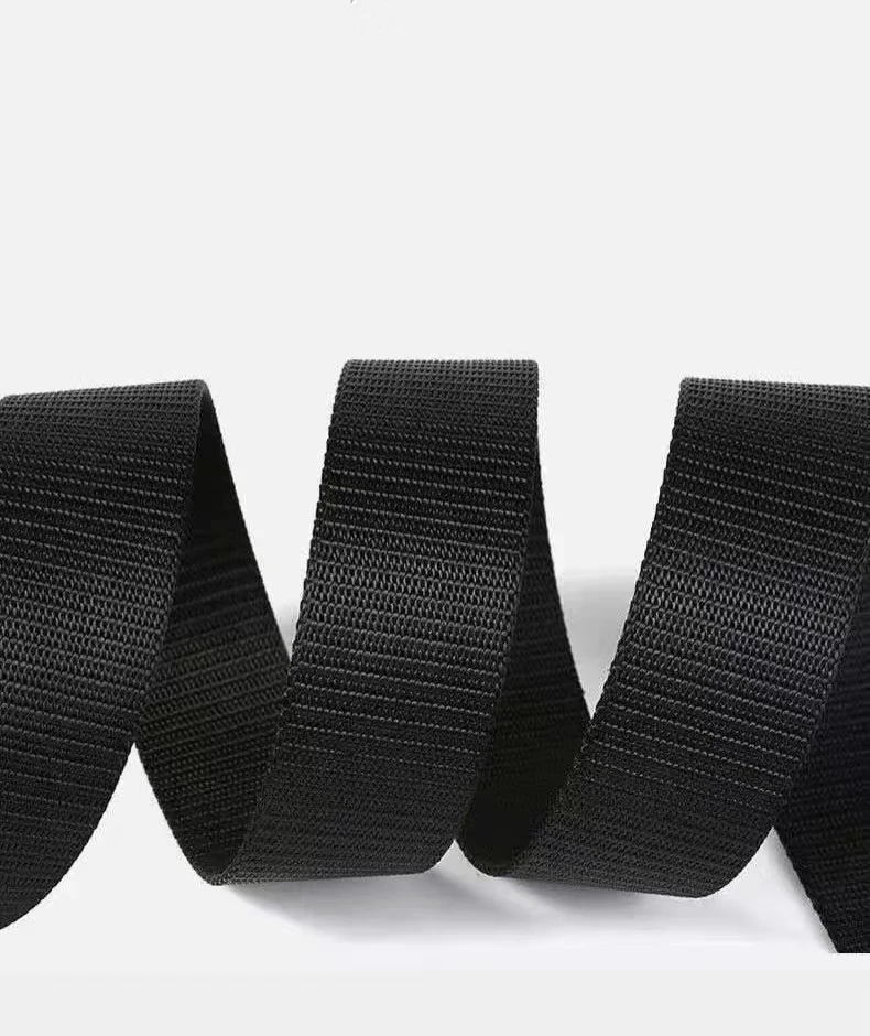 Factory Wholesale Cheap Men's Nylon Fabric Belt Plastic Buckle Non