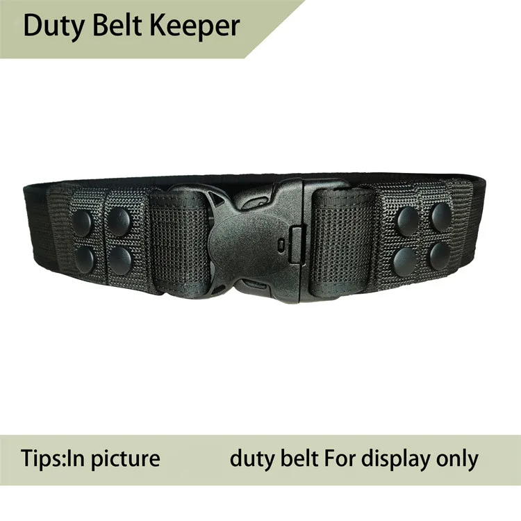 Black Belt Keepers Nylon Security Guard Tactical Duty Belt Keepers with ...