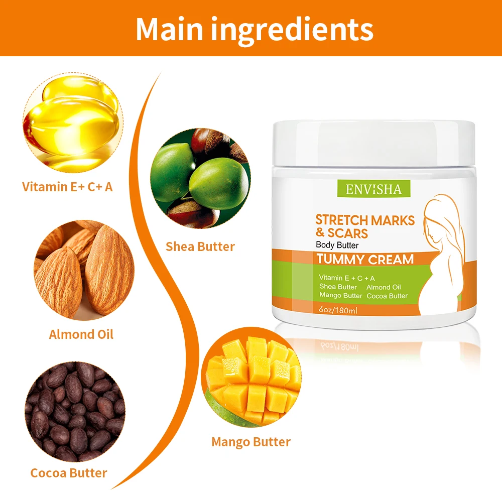 Best Effective Stretch Mark and Scar Removal Cream After Pregnancy Treatment Stretch Marks Remover Cream for Female