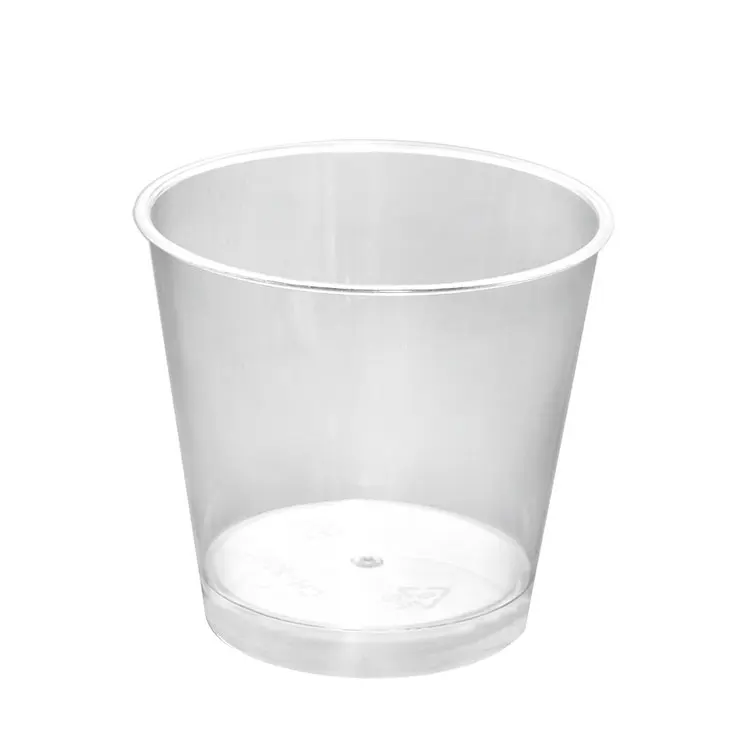 Disposable PS Mousse Container 170ml Christmas Printing Pudding Plastic Cup