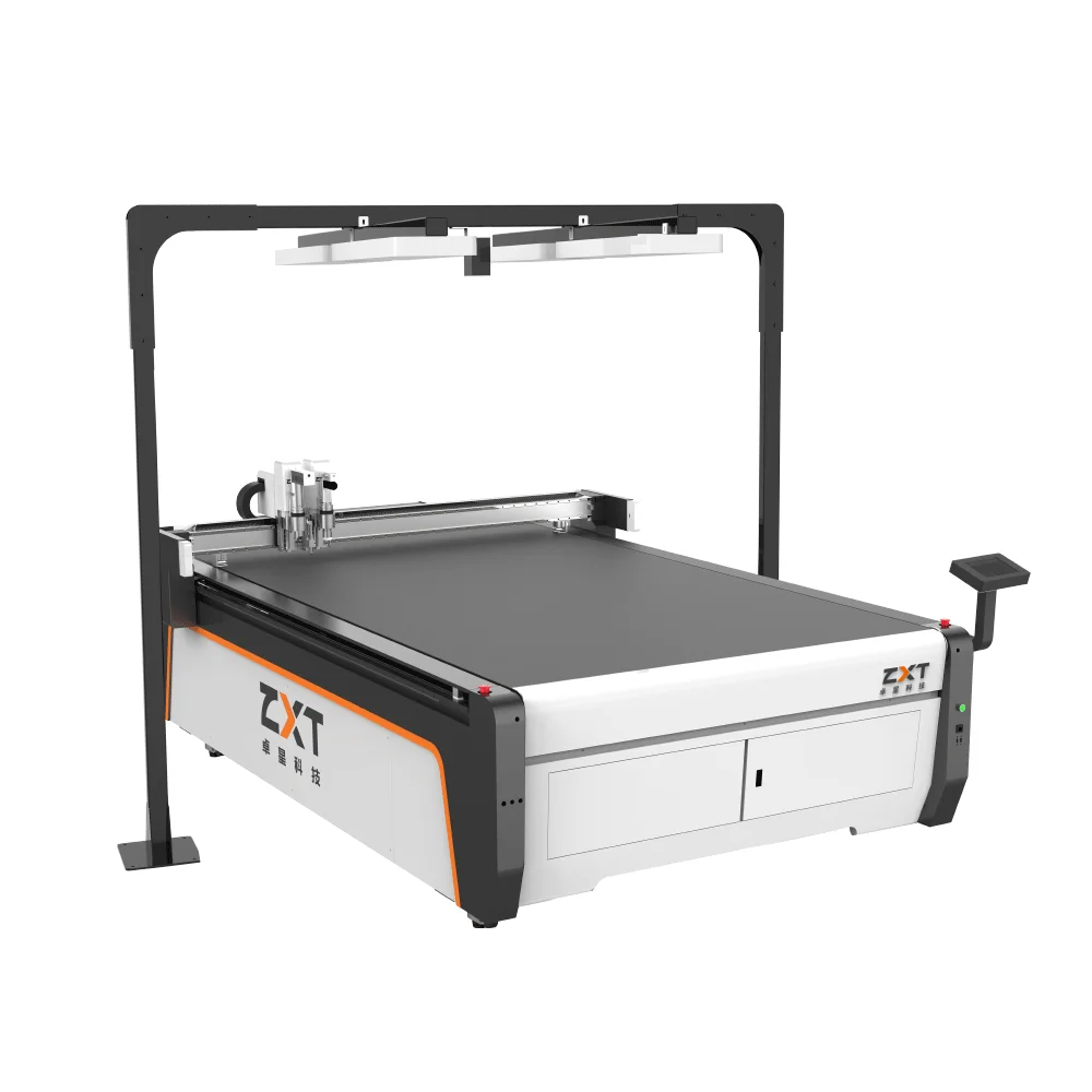 ZXT Fabric Pattern Cutting Machine Digital Flatbed Cutter