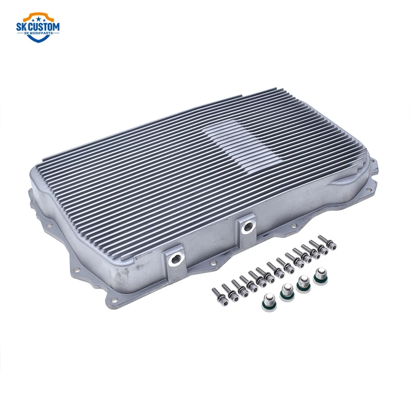 Silver Aluminum ZF8HP45 Transmission Oil Pan For BMW F10 F18 F20 F21 F30 F31