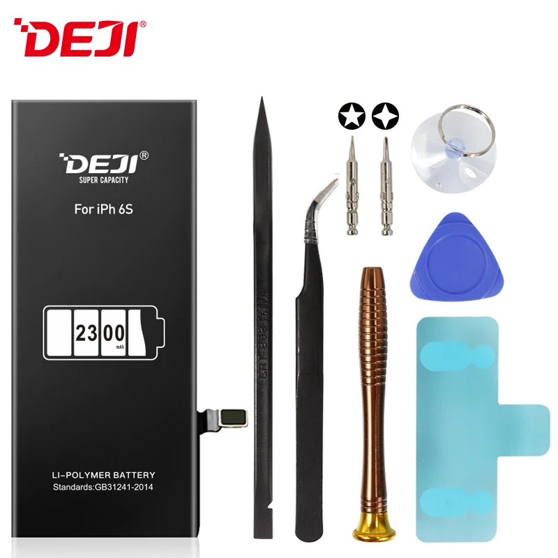 DEJI 2300 мАч пользовательский A1688 Высокое качество Msds батарея для iPhone 6S