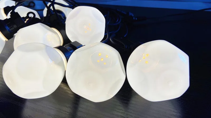 足球球迷最爱的户外装饰家居防水灯泡串灯 - buy string lights