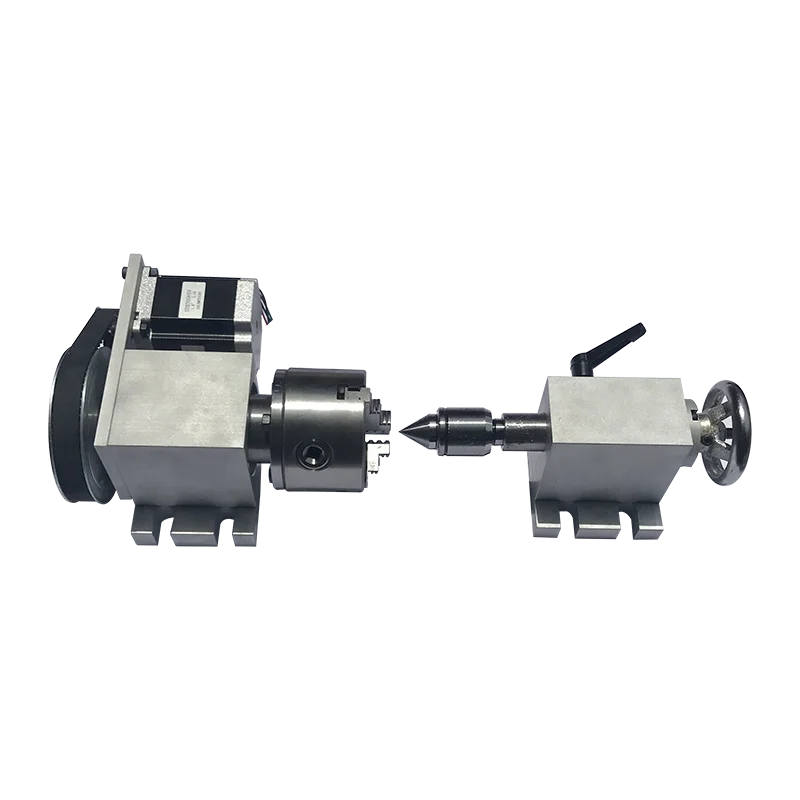 65 a Axis 4th Axis Rotary Cnc Router Rotation Dividing Head for Aluminum Profile Making Engraving Machine Milling Machine