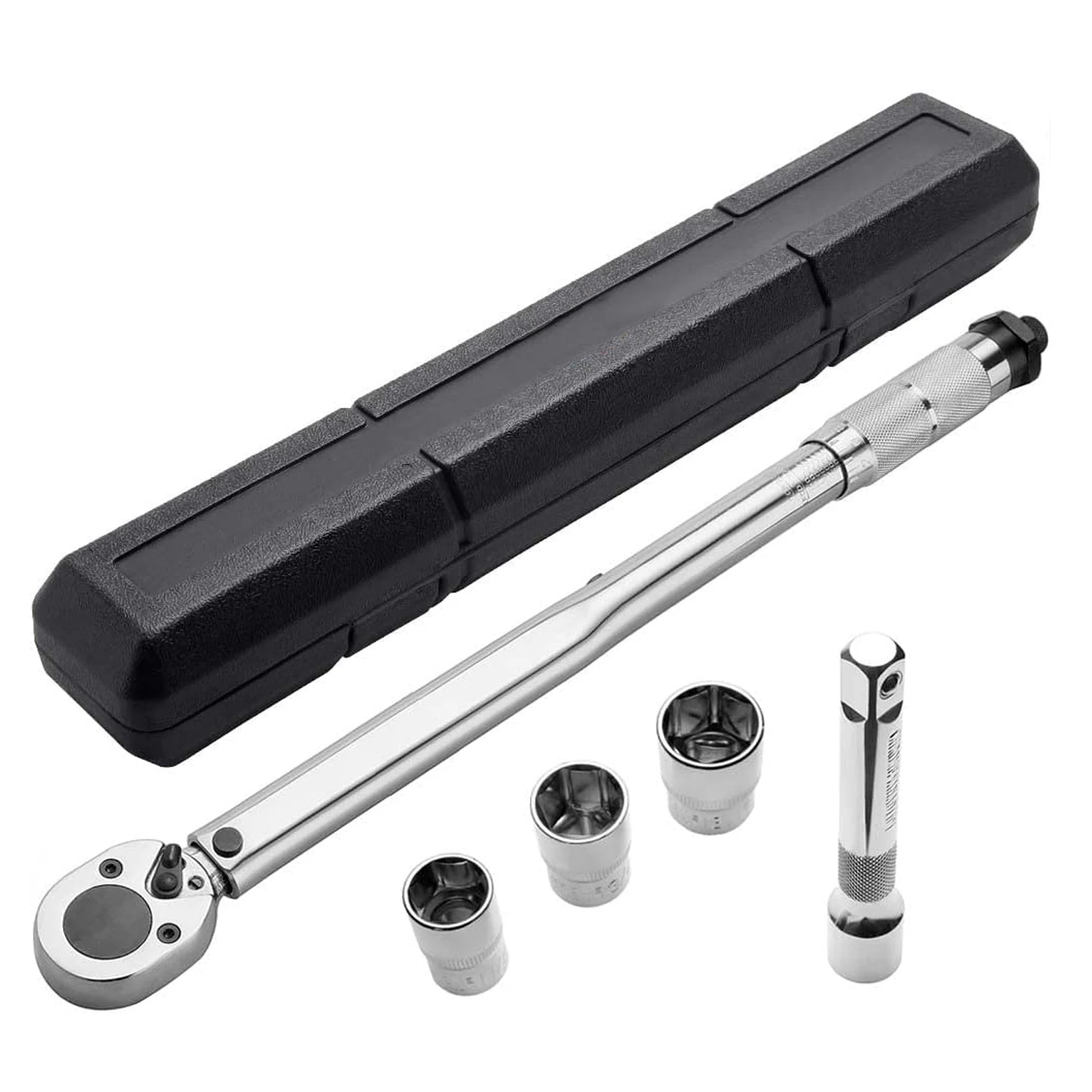 YUHANG 1/2-Inch Drive Click Torque Wrench - 10~150 Ft./lb.