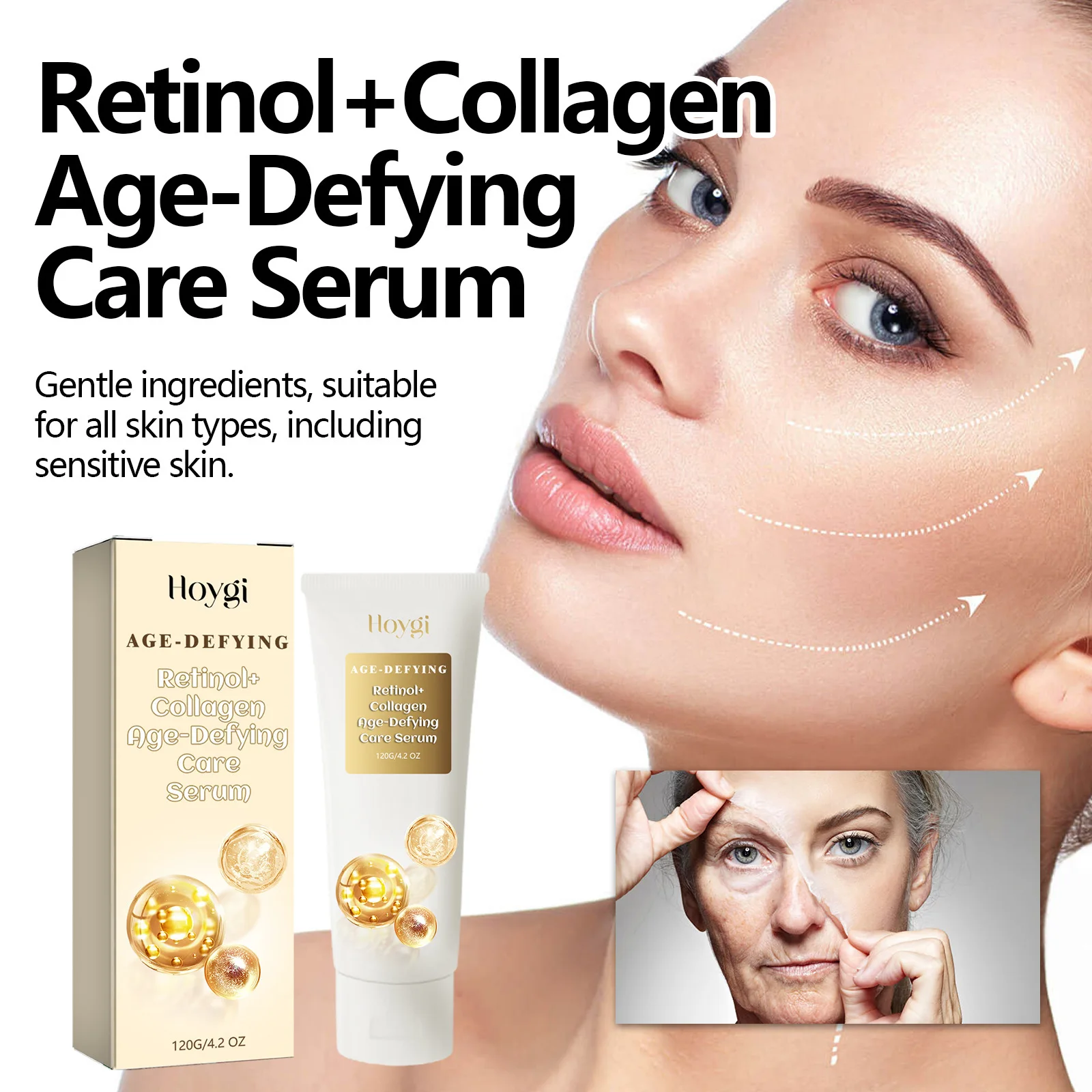 Hoygi Retinol Collagen Cream Firming Skin Anti-wrinkle Anti-aging ...