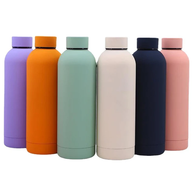 72 hour delivery In stock 750ml insulated water bottles Small Mouth Insulated Mug Outdoor Car Stainless Steel Coke Bottle