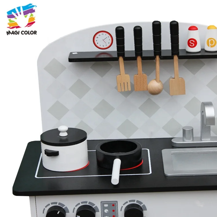 
 Готовый к отправке деревянный игрушечный кухонный набор для детей W10C349  