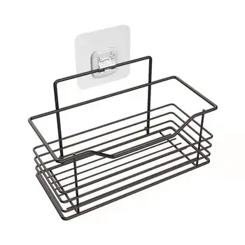 Stainless Steel Shower Organizer Basket Bathroom Shelf Wall Mounted ...