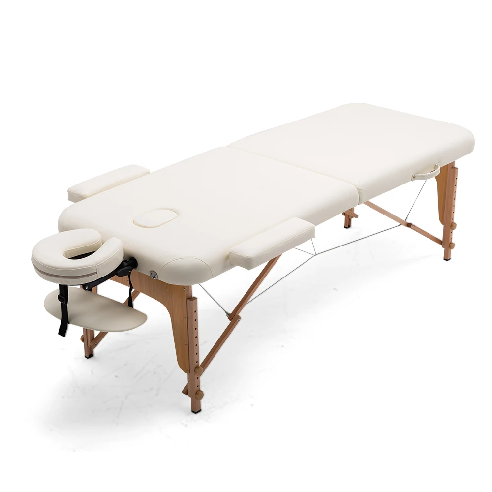 Better Folding Portable Wooden Height Adjustable Massage Treatment Bed