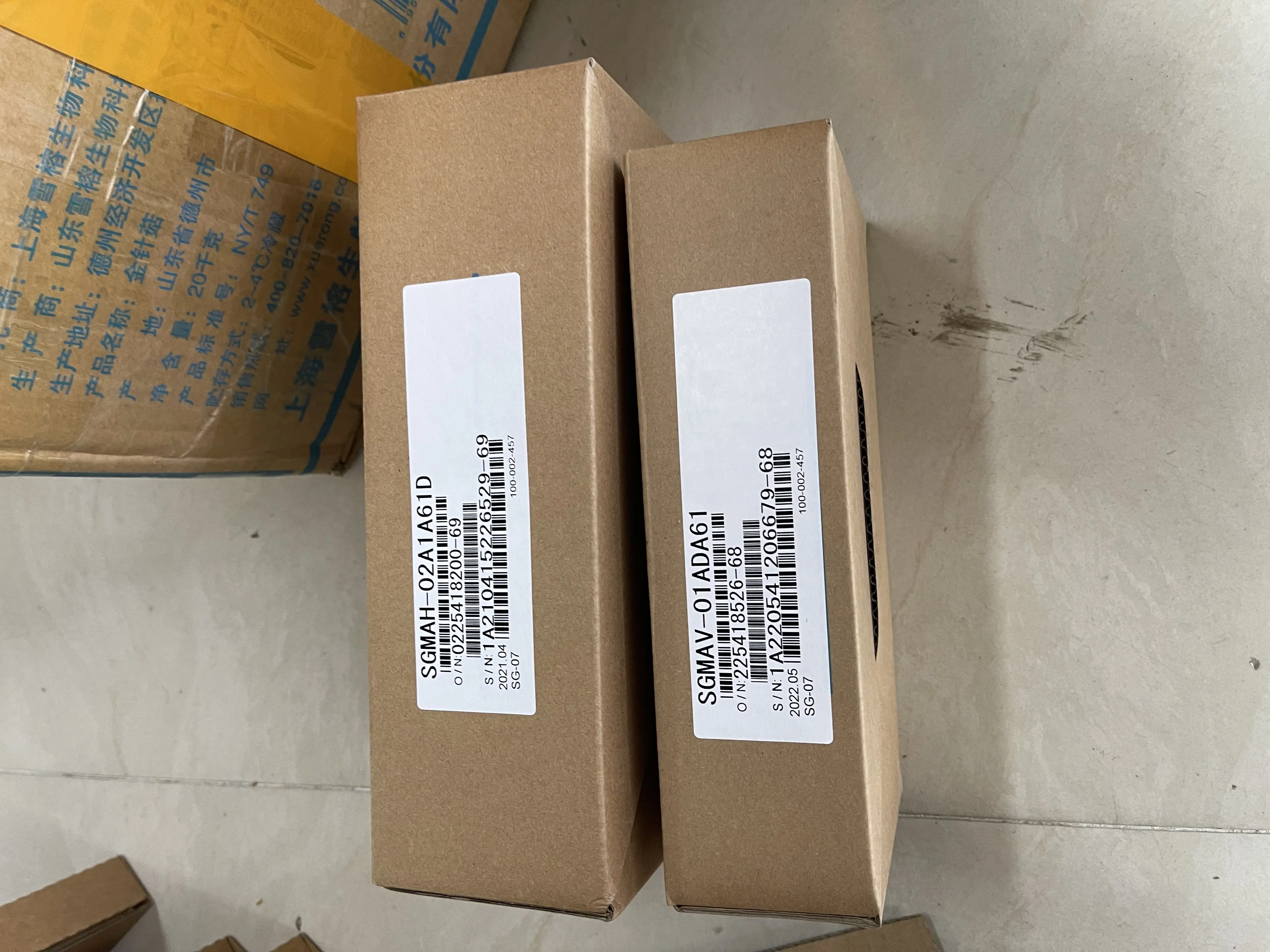Yaskawa AC Servo Motor SGMAH-02A1A61D SGMAV-01ADA61 Yaskawa AC Servo Motor SGMAH-02A1A61D SGMAV-01ADA61