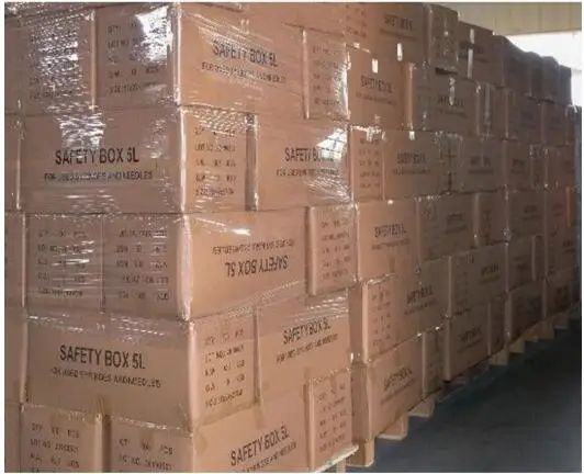 Dispositif médical jetable 5 L d' aiguille en papier Aiguisements de boîtes de conserve Boîte de récipient jetable Aiguisement de récipient jetable Médical 5