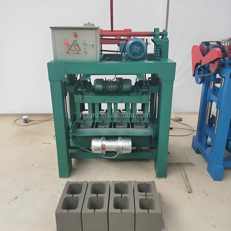 Hollow Brick Making Machine 220V No-Burn Stone Brick Production with Concrete and Cement