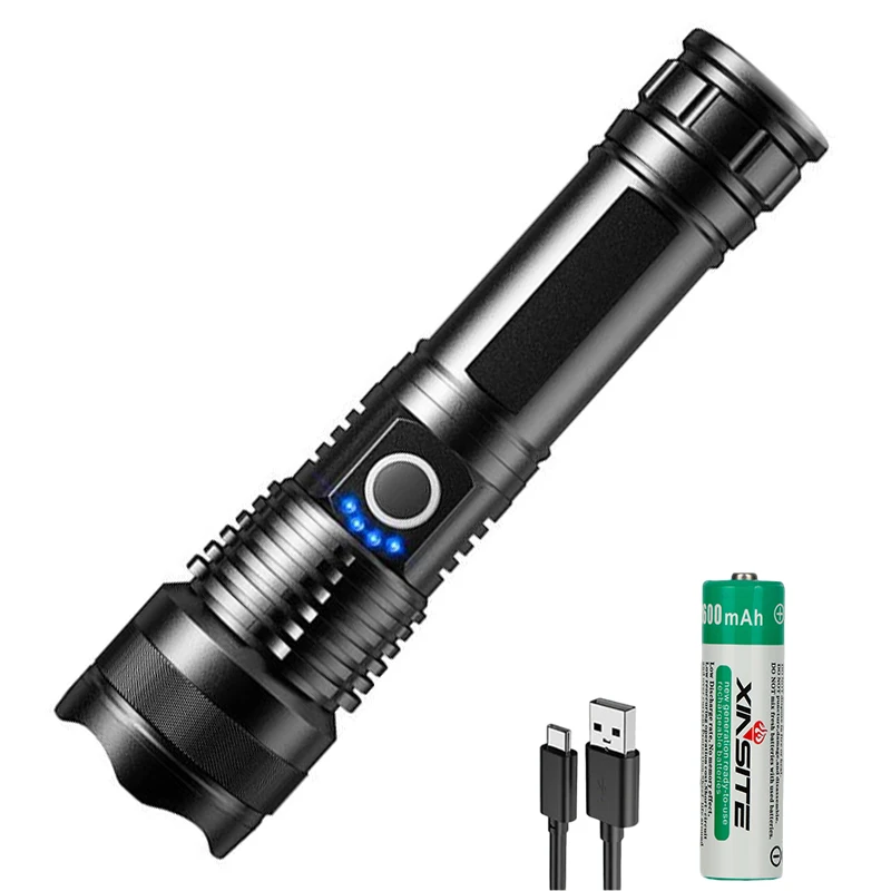 XINSITE 1500LM Mini LED Flashlight - Rechargeable & Waterproof