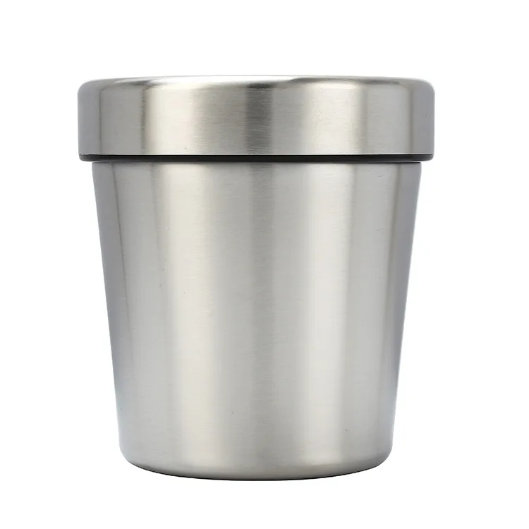 DD3067  Reusable Ice Cream Containers Cold Storage Vacuum Insulated Double Wall Stainless Steel Thermos Container for Ice Cream