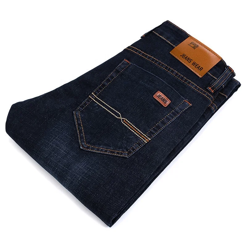 Pantaloni da uomo Strai Jeans a vita media elasticizzati slim business casual all'ingrosso cotone Li Bulbs personalizzati intrecciati_voghion.com