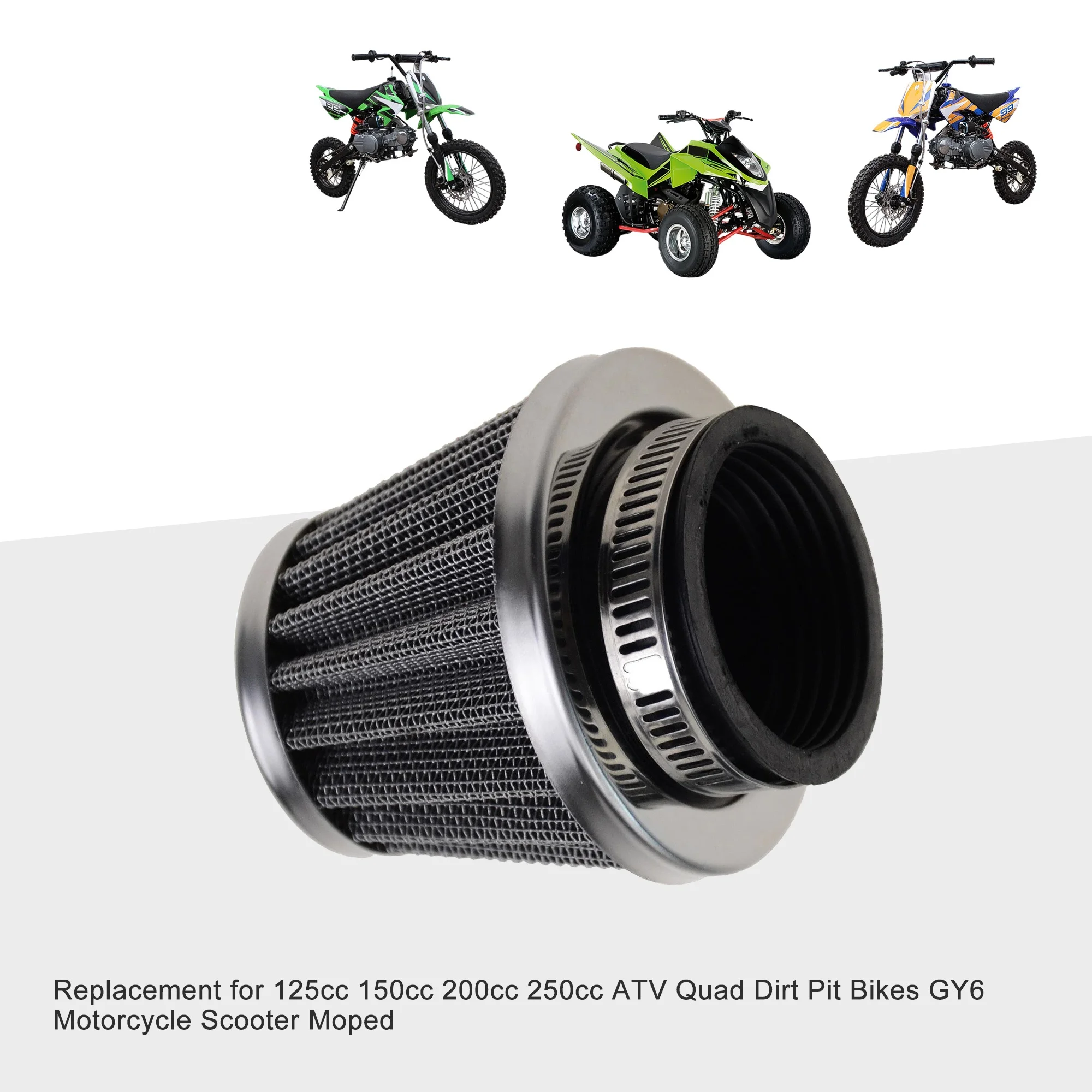 Hicaee 42mm Air Filter for GY6 150cc 157QMJ ATV Quad Go Kart Scooter Hicaee 42mm Air Filter for GY6 150cc 157QMJ ATV Quad Go Kart Scooter