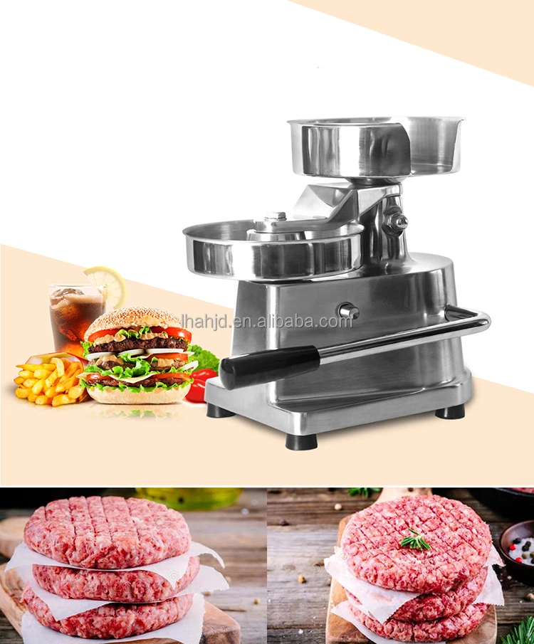 Manual Hamburger Patty Forming Burger Making Machine Hamburger Patty ...