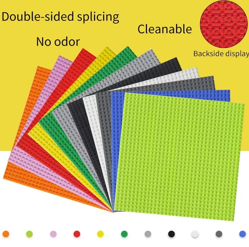 Baseplate Large Classic Custom 32x32 Double Side Manufacturer Store 10x10 Inches Building Blocks Toys for Kids