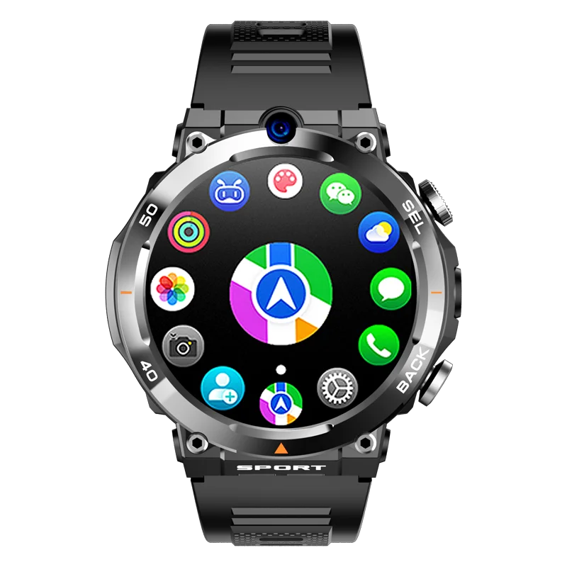 Newest 4G Adult Android 8.1 Smart Watches 1.39 Inch Support BT Sim Card GPS UIM Card Round Phone Watch With Google Play