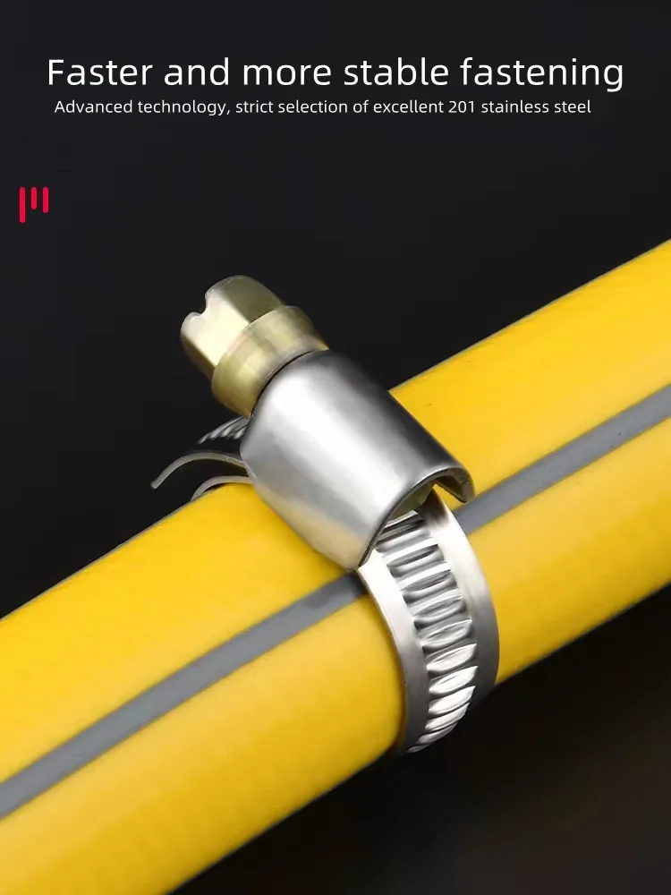 Din3017 9mm Wide Flexible W2 German Type Hose Clamp For Automobile