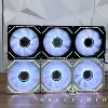 Ventilateur de bloc de construction blanc * 3