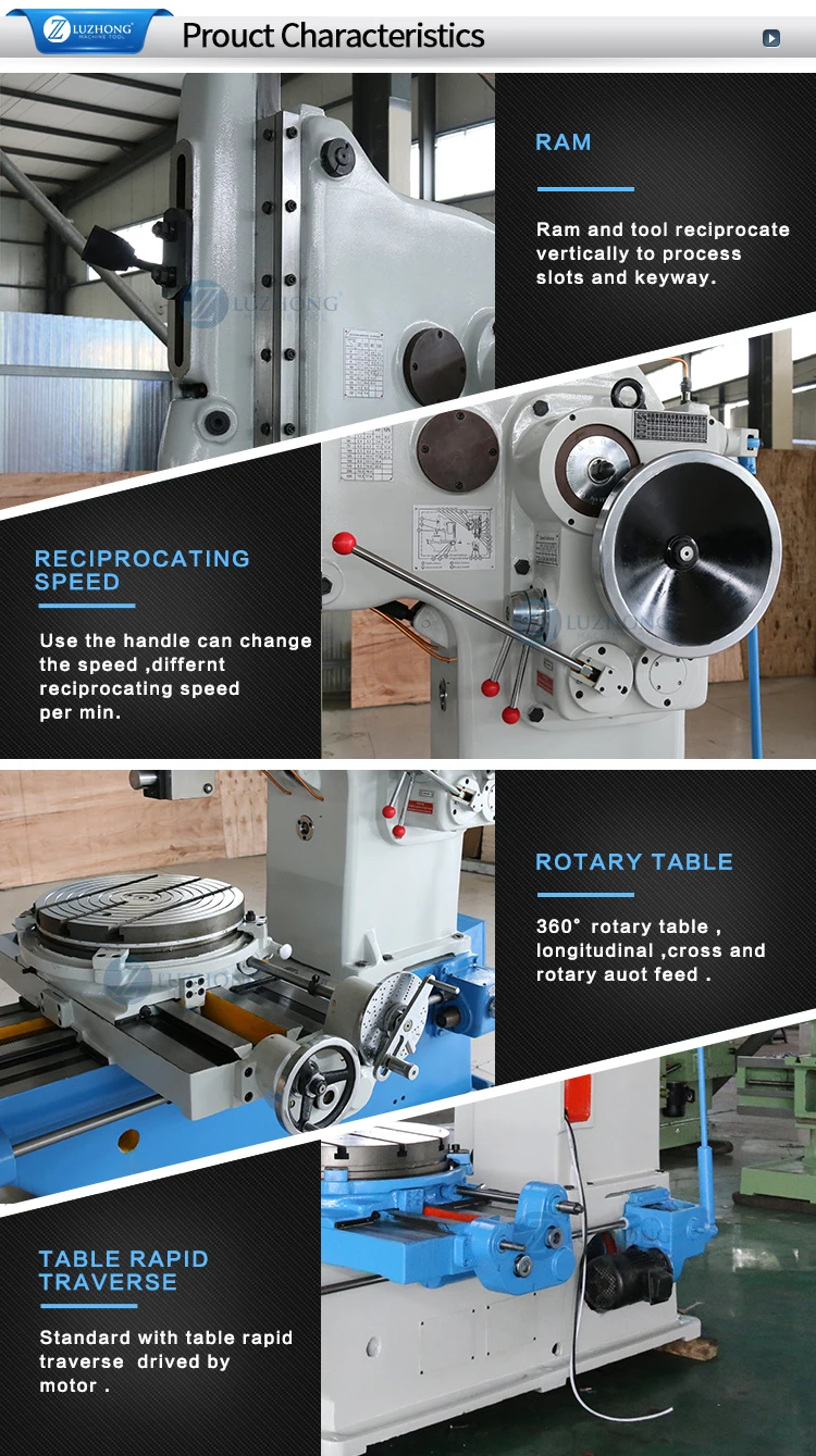 Heavy Duty Vertical Metal Keyway Slotting Machine Slotter Machine B5020 ...