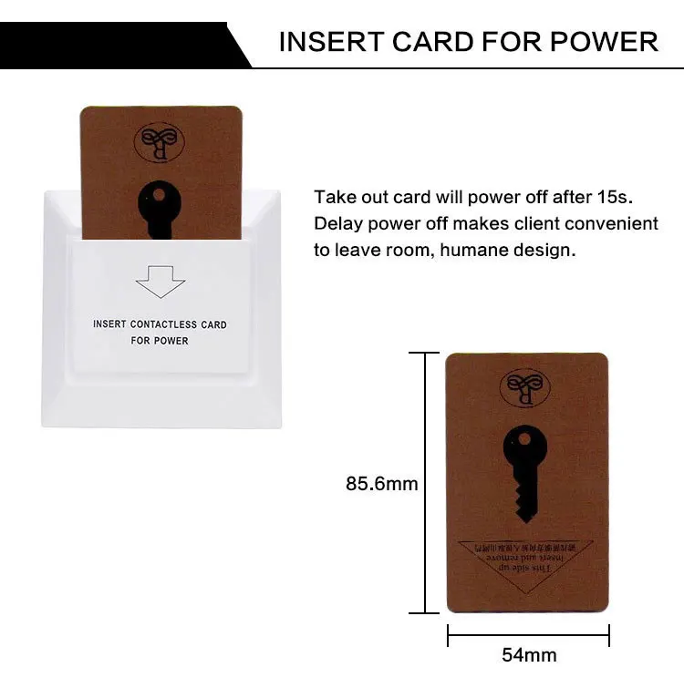 Smart Power Saver - Hotel RFID Proximity Key Card Switch