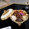 Mixed color Pearl Six Grid nut platter