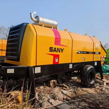 Used Trailer Concrete Pump Sany Concrete Pump Machine for Sale