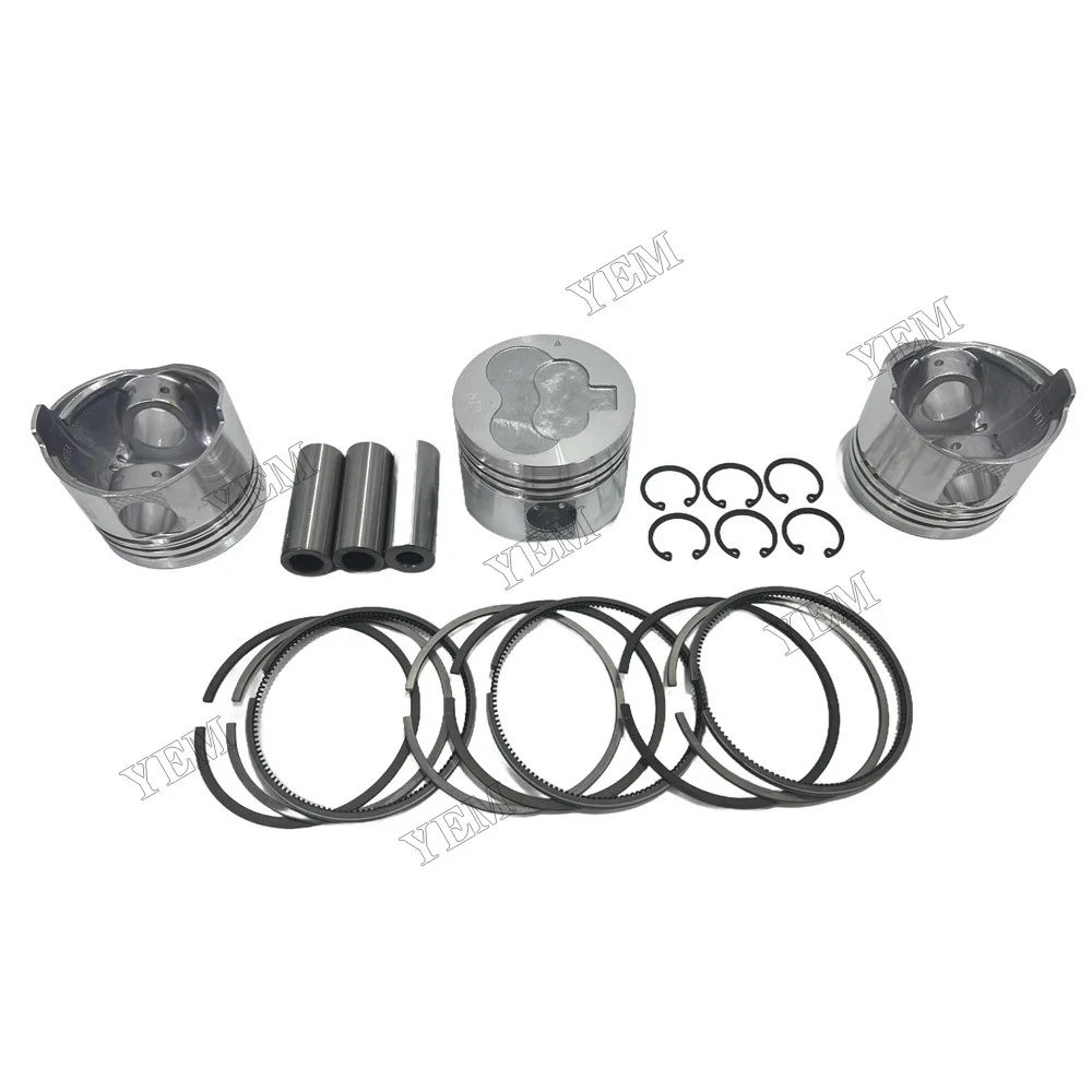 For Mitsubishi L3E Overhaul Rebuild Kit Piston and Ring + Complete Gasket Kit