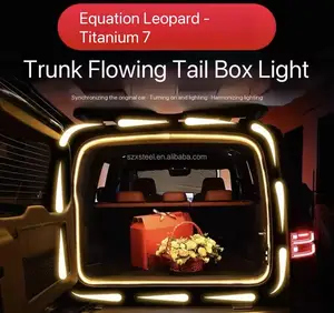 For Equation Leopard 5 Resin 3 Trunk Light Strip 7 Leopard 8 Tail Box Lighting Atmosphere Light SZX Interior Accessories