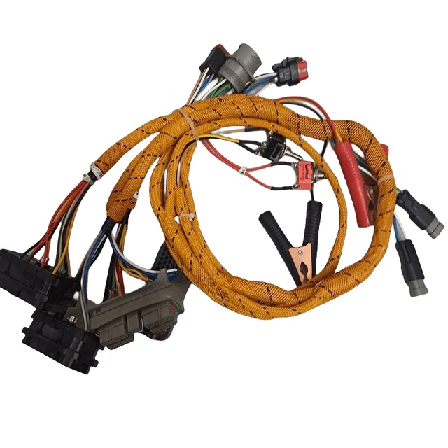 Excavator Engine Starting Wiring Harness C6.4 6.6 C7 C15 C9 3126B For Caterpillar Engine Diagnostic Cable