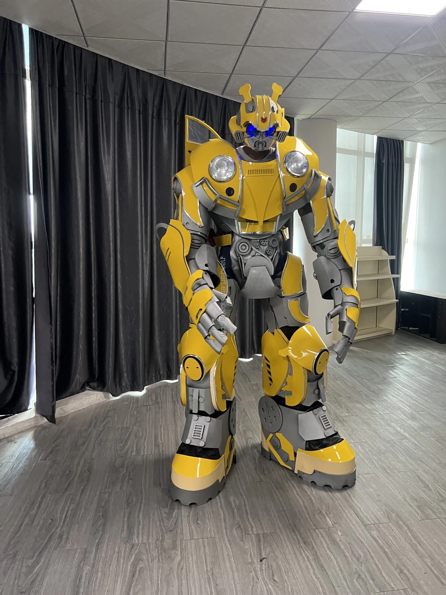 LED Stage Suit Cool Robot Cosplay Costume - Light-Up Performance Wear ...