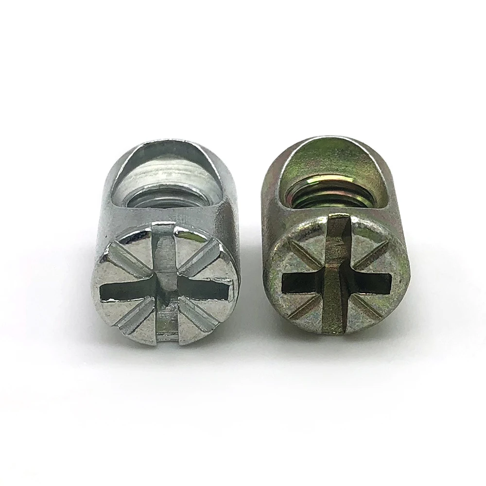Porca de barril com fenda para móveis, porca de cabeça de aço inoxidável M4 M6 M8, para móveis, berço e cadeiras, bom preço