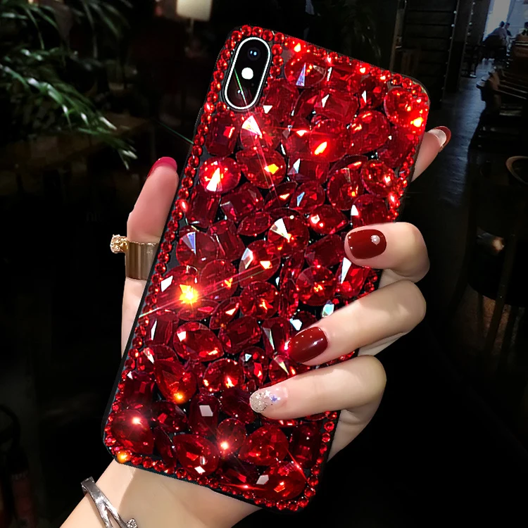 Luxury iPhone Diamond Bling Golden Trunk Phone Case – Rangbizz