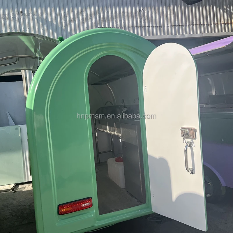 Customizable Event Cart and Mobile Café Trailer With Street Food Trailer Canopy for Unique Outdoor Dining Experiences