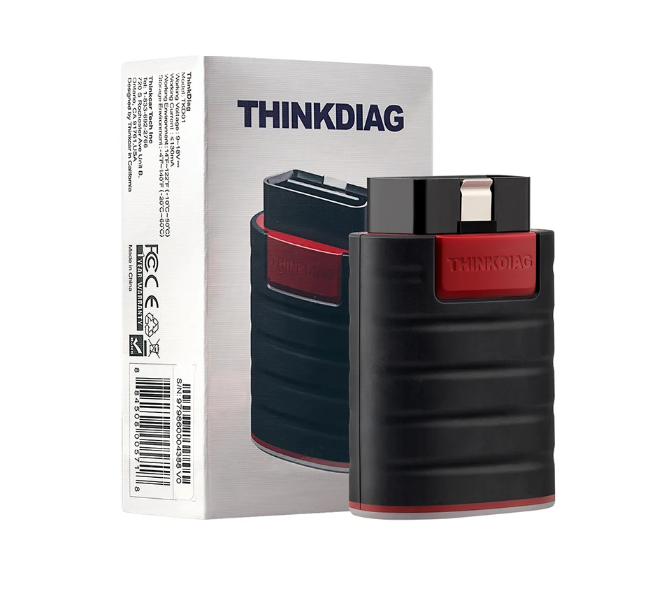 New Version ThinkDiag ALL Car Brands All Reset Service 1 Year Free Update OBD2 Diagnostic Tool Active Test ECU Code Surpass