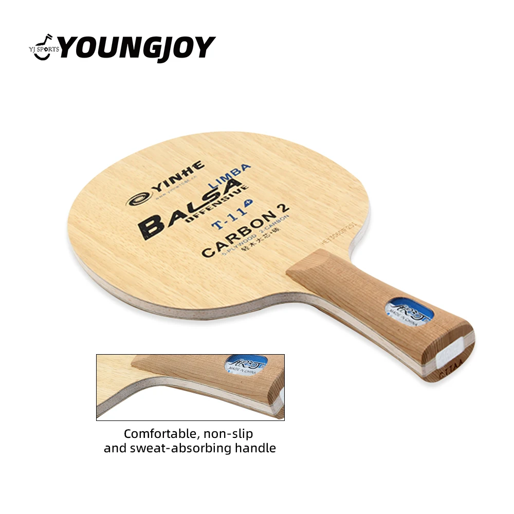 Yinhe T11s легкое управление углеродное волокно легкая бальса Горячая в Юго-Восточной древесине Быстрая атака pro пинг понг ракетка для настольного тенниса