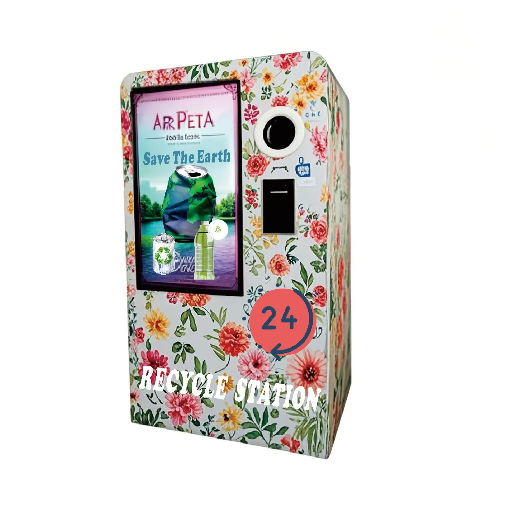 RVM Cans and Plastic Bottles Reverse Vending Machine Recycle