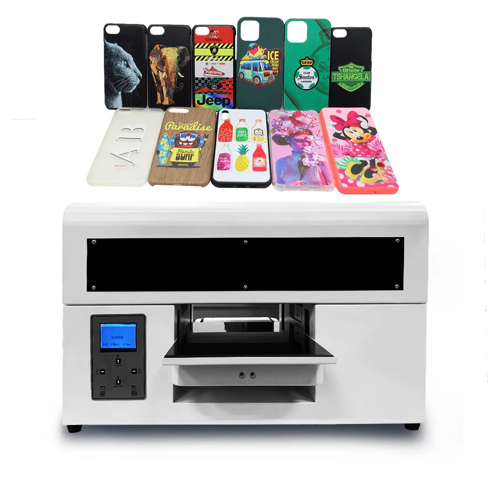 DOMSEM Inkjet Printing A4Flatbed UV Inkjet Printer for Wood Metal PVC