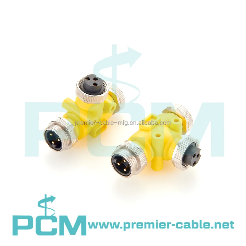 Customization Devicenet Profibus 7/8"-16UNF 3Pin Mini-Change Power Tee Connector manufacture