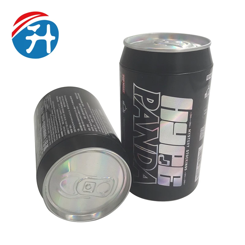 Soda Tin Can Custom Design Open Lid Cylinder Round Metal Soda Can For Underwear/underpants/socks/food/candy/sugar - Buy Metal New Customized Color ...