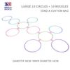 Macaron Grand 38cm (10 Cercles + 10 Boucles)