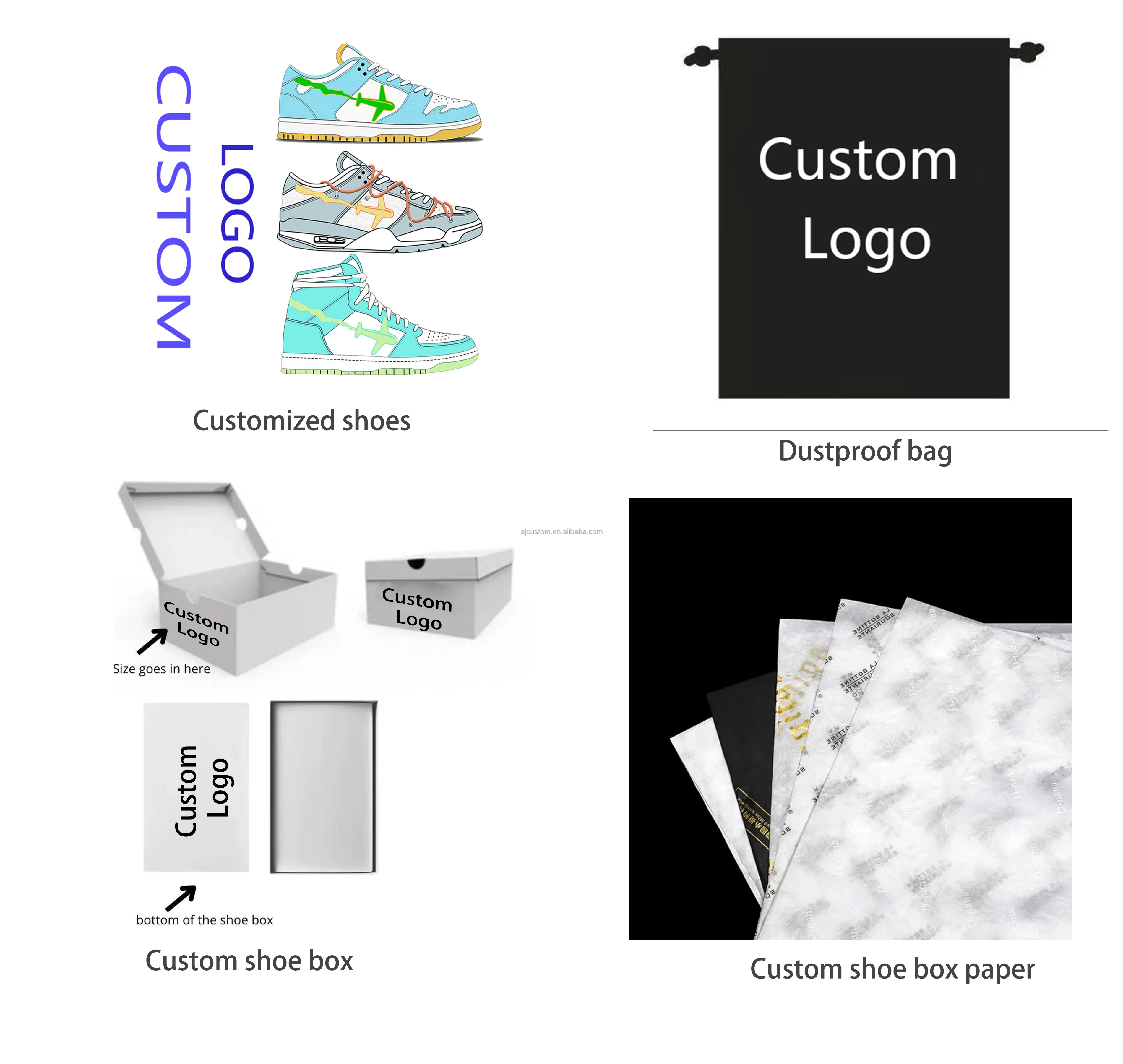 Factory Customization Men Walking Style Custom Shoes Fashion Casual Sneakers Designer Branded Men's Sports Running Shoes Custom