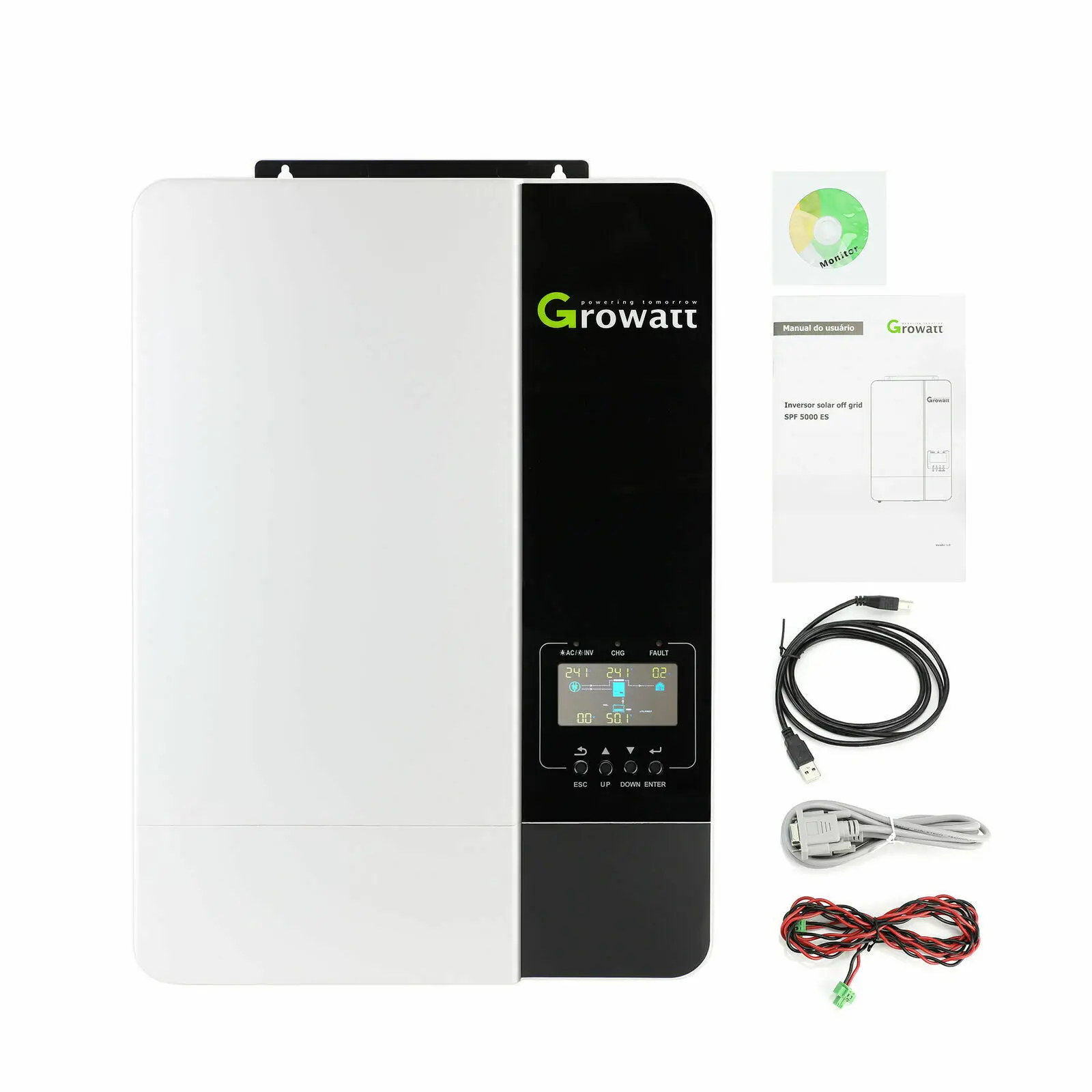Growatt SPF 5000ES Off Grid Inverter Battery 48V Output 230VAC 50Hz