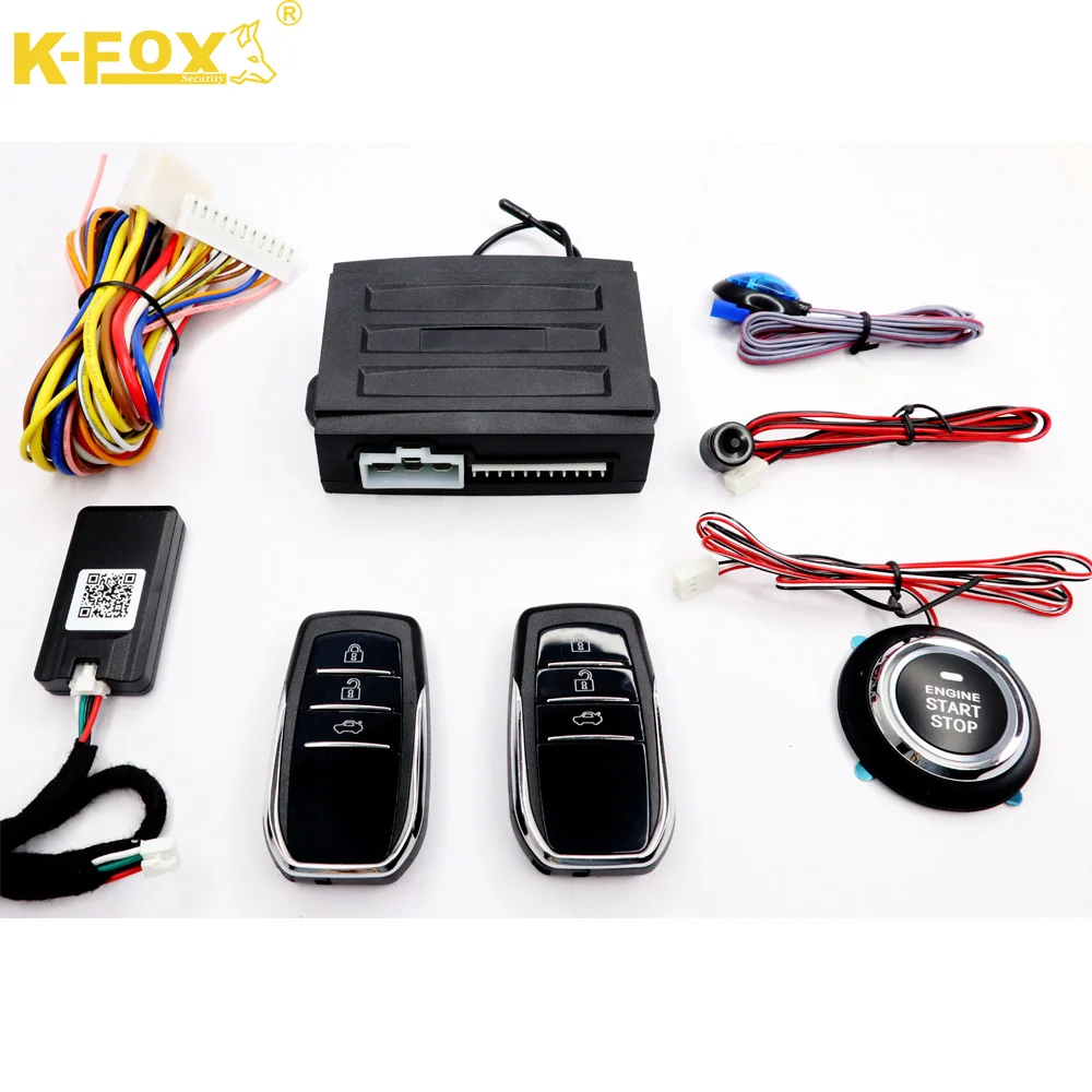 Car Phone App Control Remote Starter Start Stop Engine Blue Tooth Keyless Entry Smart Key Push