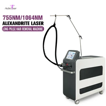 4000W Gentle Long Pulse Alexandrite Laser Hair Removal Machine 2024 Professional 755nm nd yag 1064nm Alexandrite Laser Machine