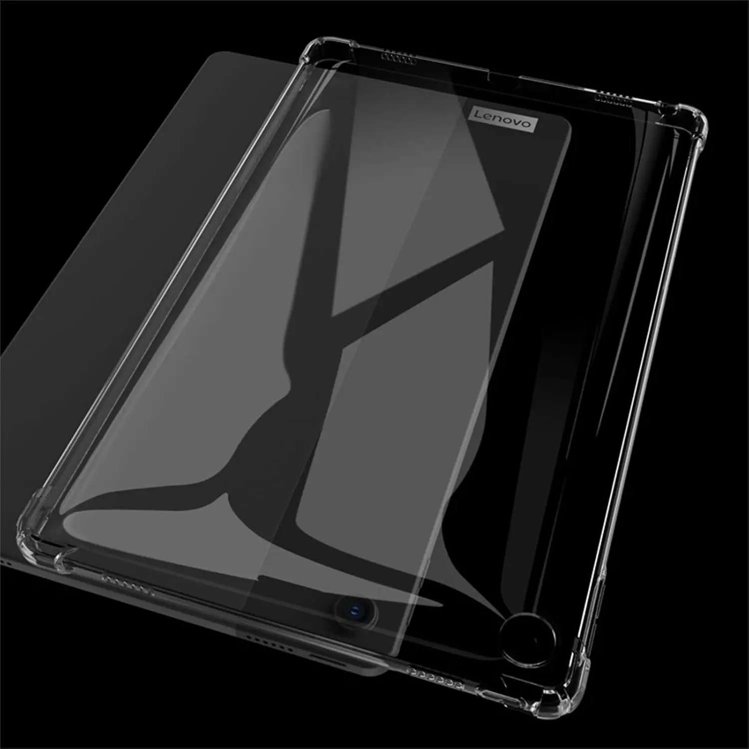 Clear Transparent Tablet Case for Lenovo Tab 10.1 2025 TPU Skin